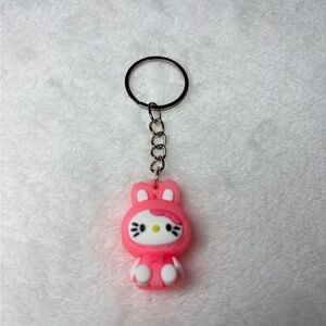 Cute Pink Bunny Kitty Keychain Bag Charm 🩷 Kawaii Style 5 for $25 Bundle